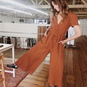 Christy Dawn Terracotta Jumpsuit